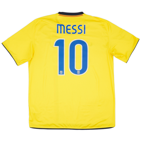 2008-10 Barcelona Away Shirt Messi #10 - 9/10 - (XL)