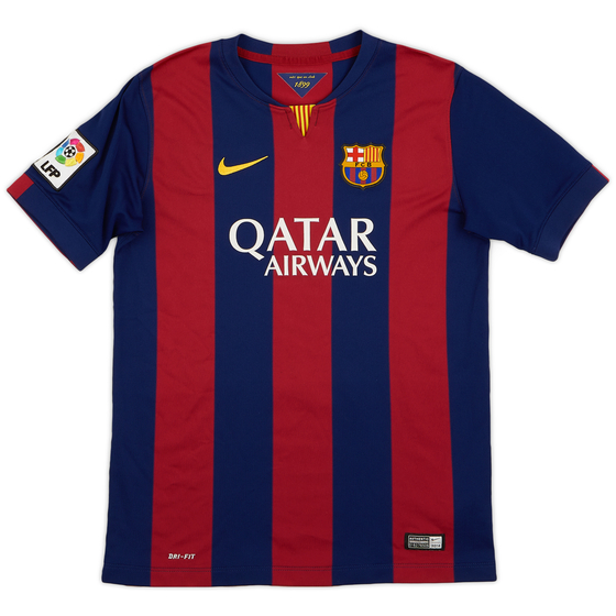 2014-15 Barcelona Home Shirt - 8/10 - (XL.Boys)