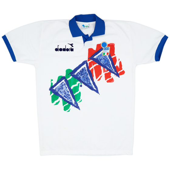 1994-95 Italy Diadora Training Shirt - 9/10 - (L)