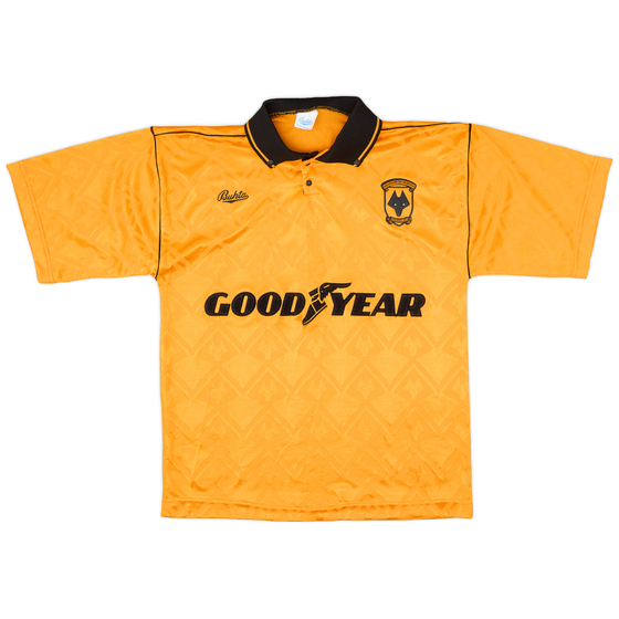 1990-92 Wolves Home Shirt - 9/10 - (M)