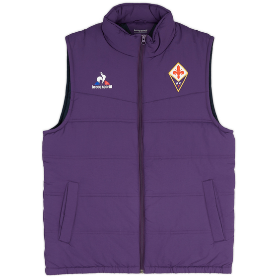 2019-20 Fiorentina Le Coq Sportif Padded Gilet/Vest - As New