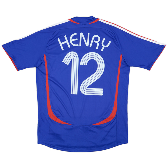 2006-07 France Home Shirt Henry #12 - 8/10 - (M)