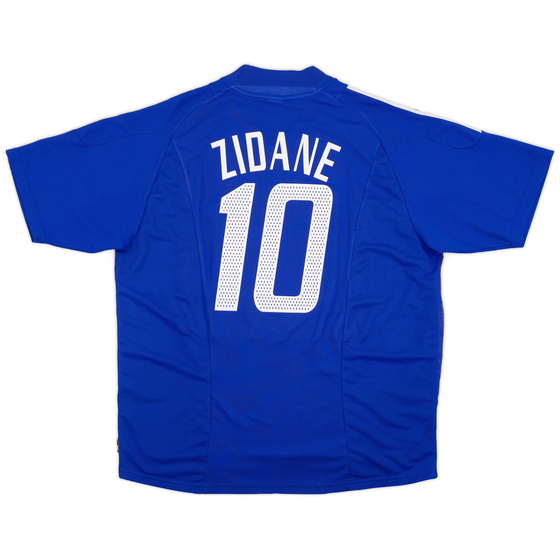 2002-04 France Home Shirt Zidane #10 - 5/10 - (XXL)