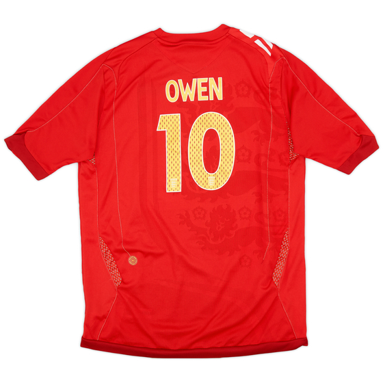 2006-08 England Away Shirt Owen #10 - 9/10 - (XL.Boys)