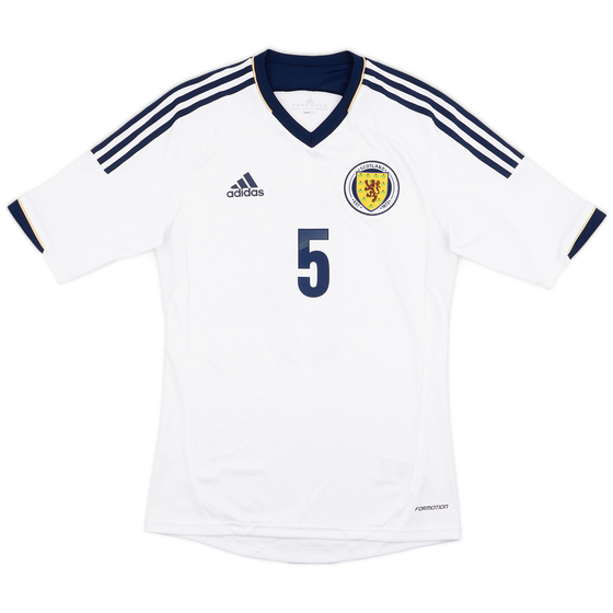 2012-14 Scotland Authentic Away Shirt #5 - 9/10 - (S)