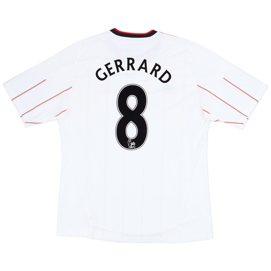2010-11 Liverpool Away Shirt Gerrard #8 - 6/10 - (XL)