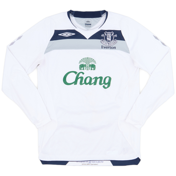 2008-09 Everton Away L/S Shirt - 9/10 - (S)
