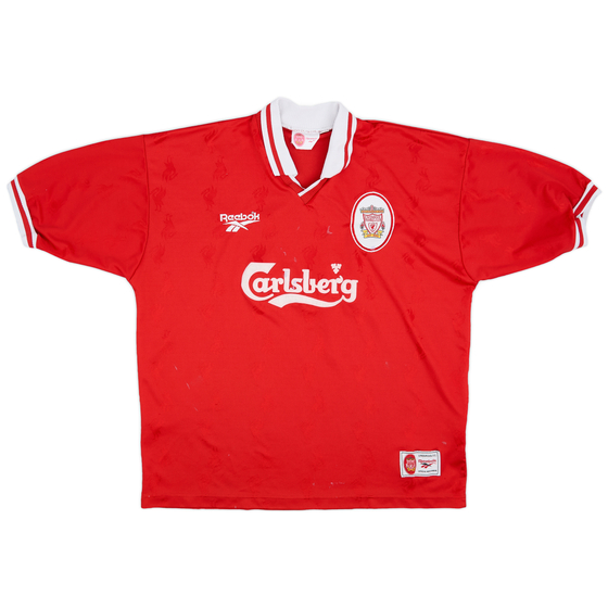 1996-98 Liverpool Home Shirt - 5/10 - (XL)
