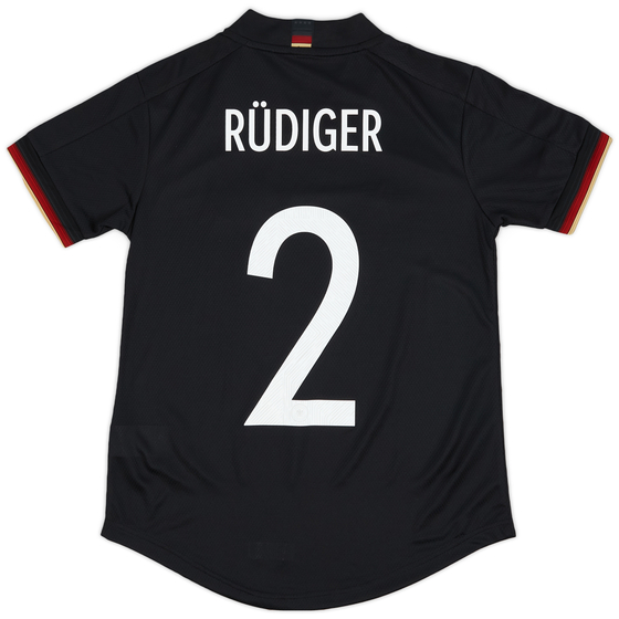 2020-21 Germany Away Shirt Rüdiger #2 (Women's S)