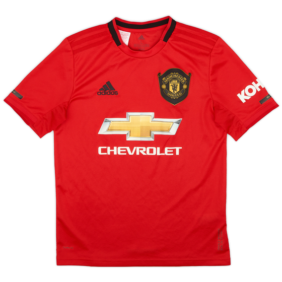 2019-20 Manchester United Home Shirt - 10/10 - (L.Boys)