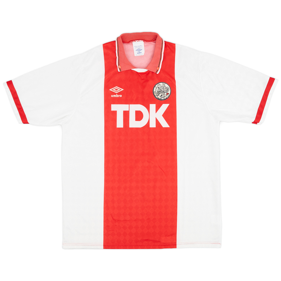 1989-91 Ajax Home Shirt - 8/10 - (L)