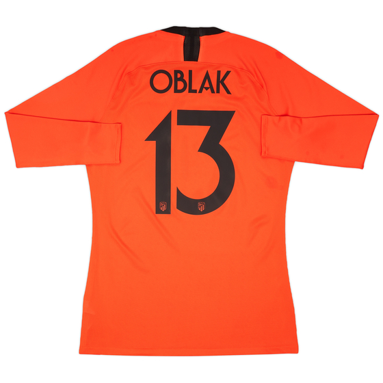2019-20 Atletico Madrid Player Issue GK Shirt Oblak #13