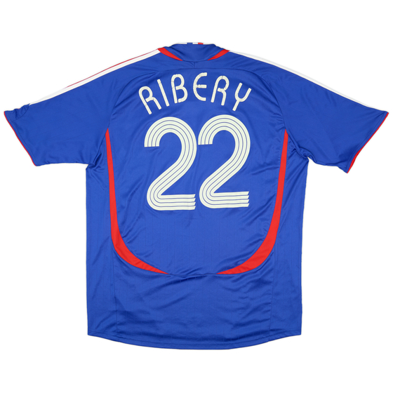 2006-07 France Home Shirt Ribery #22 - 5/10 - (XL)