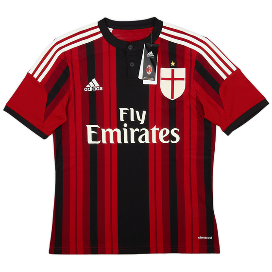 2014-15 AC Milan Home Shirt (XL.Boys)