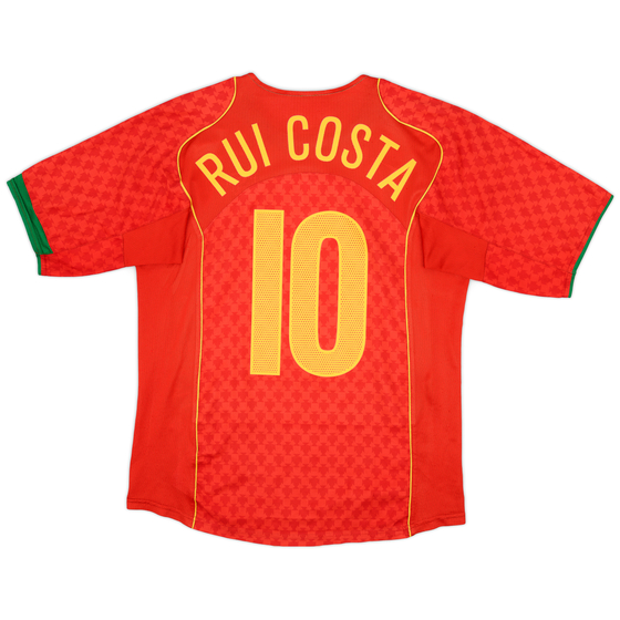 2004-06 Portugal Home Shirt Rui Costa #10 - 7/10 - (L)