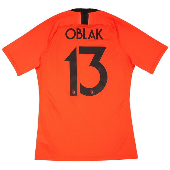 2019-20 Atletico Madrid Player Issue GK S/S Shirt Oblak #13