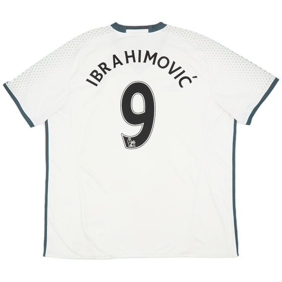 2016-17 Manchester United Third Shirt Ibrahimović #9 - 7/10 - (XXL)