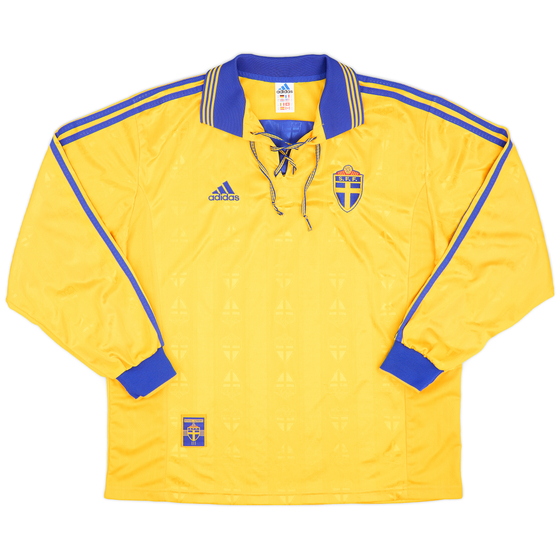 1998-99 Sweden Home L/S Shirt - 9/10 - (XL)