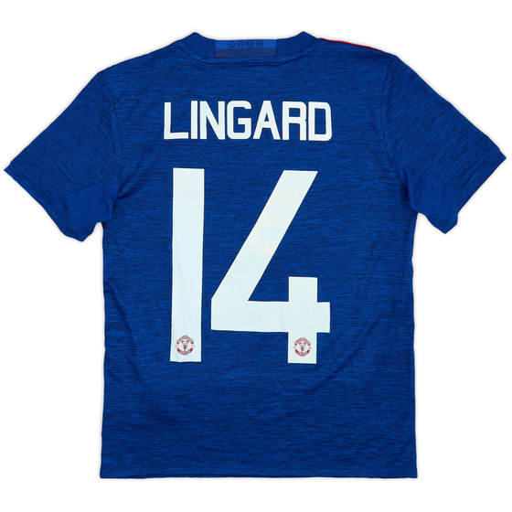 2016-17 Manchester United Away Shirt Lingard #14 - 5/10 - (M.Boys)