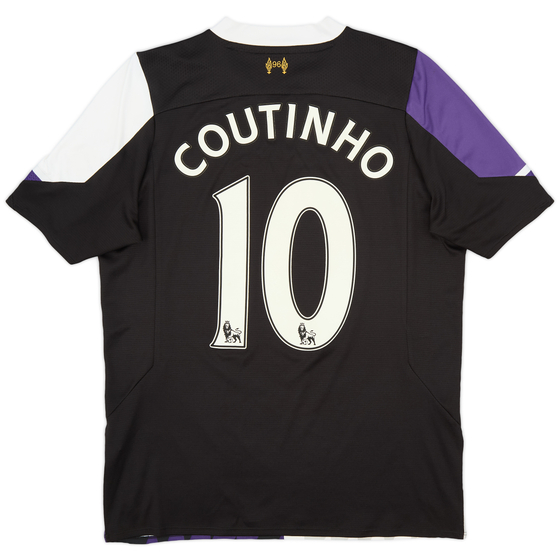 2013-14 Liverpool Third Shirt Coutinho #10 - 5/10 - (L)