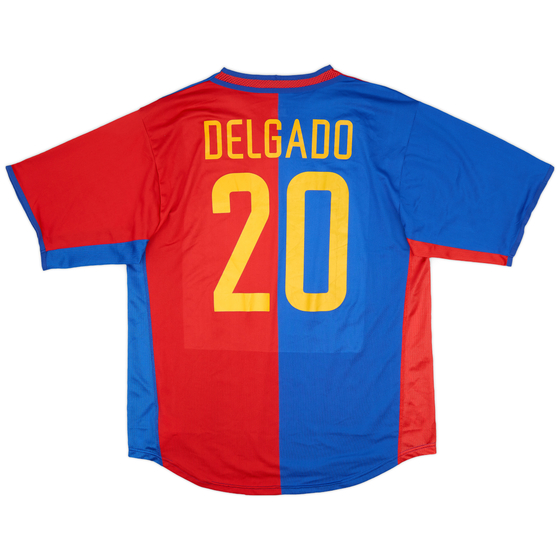 2003-04 FC Basel Home Shirt Delgado #20 - 6/10 - (XL)