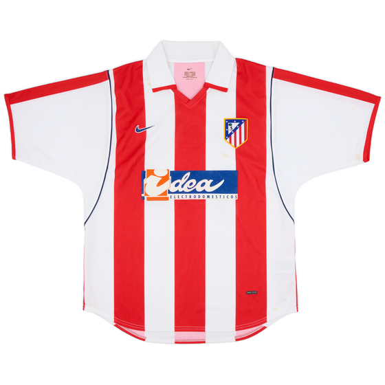 2001-02 Atletico Madrid Home Shirt - 5/10 - (M)