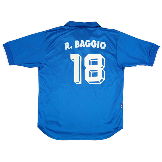 1997-98 Italy Home Shirt R.Baggio #18 - 7/10 - (L)