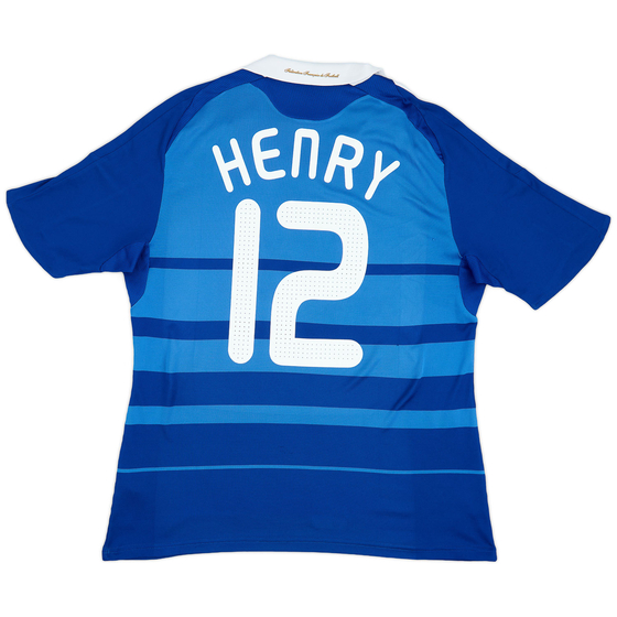 2008-09 France Home Shirt Henry #12 - 8/10 - (L)