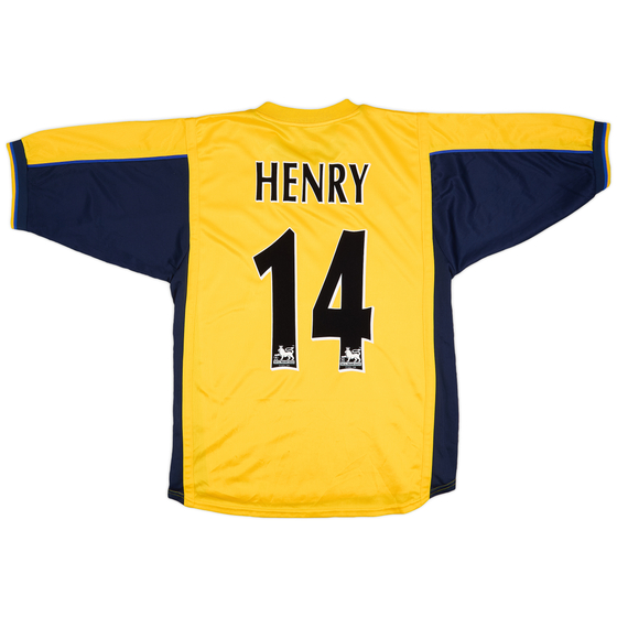 1999-01 Arsenal Away Shirt Henry #14 - 6/10 - (M)