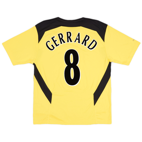 2004-06 Liverpool Away Shirt Gerrard #8 - 7/10 - (M)