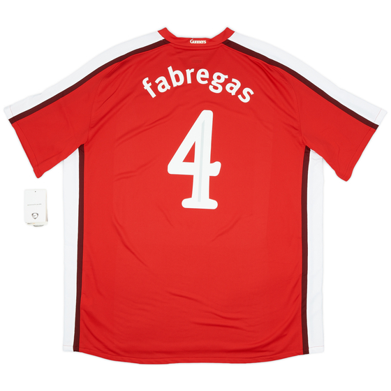 2008-10 Arsenal Home Shirt Fabregas #4 (XXL)