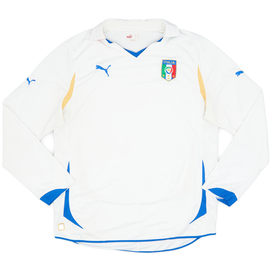 2010-12 Italy Away L/S Shirt - 8/10 - (XL)