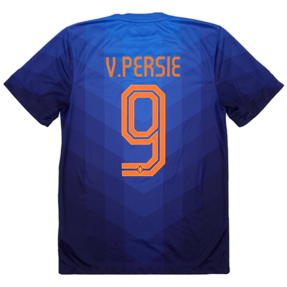 2014-15 Netherlands Away Shirt v. Persie #9 - 9/10 - (S)