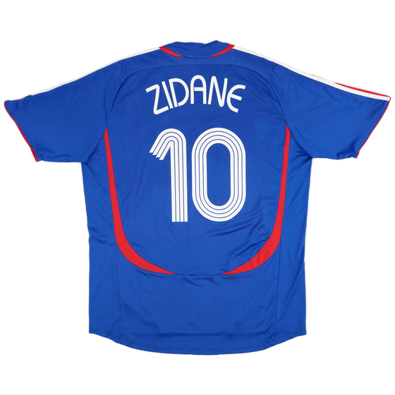 2006-07 France Home Shirt Zidane #10 - 8/10 - (XL)