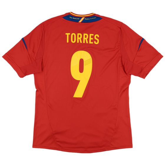 2011-12 Spain Home Shirt Torres #9 - 7/10 - (L)