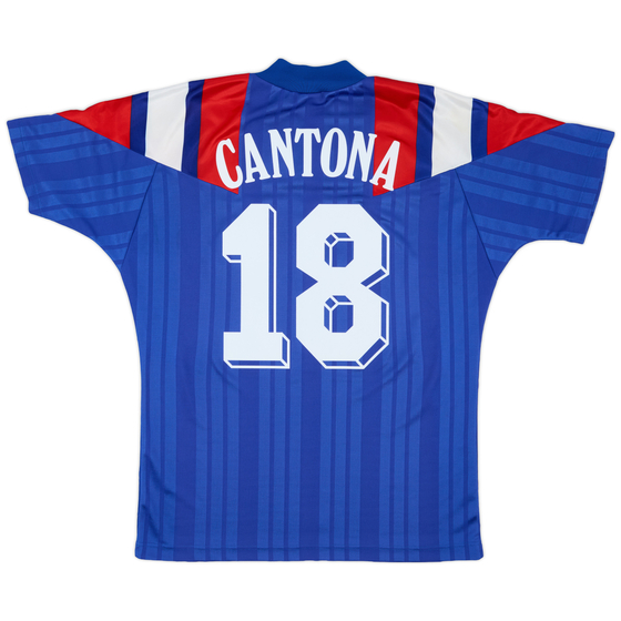 1992-94 France Home Shirt Cantona #18 - 9/10 - (M/L)