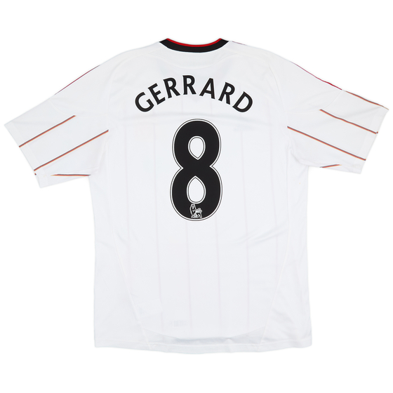 2010-11 Liverpool Away Shirt Gerrard #8 - 4/10 - (L)