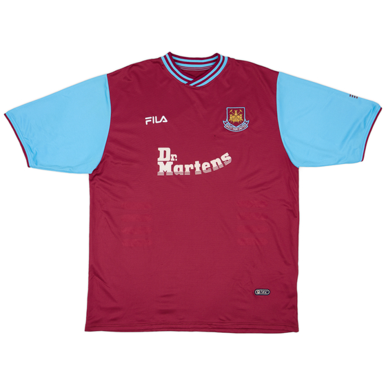 2001-03 West Ham Home Shirt - 5/10 - (XXL)