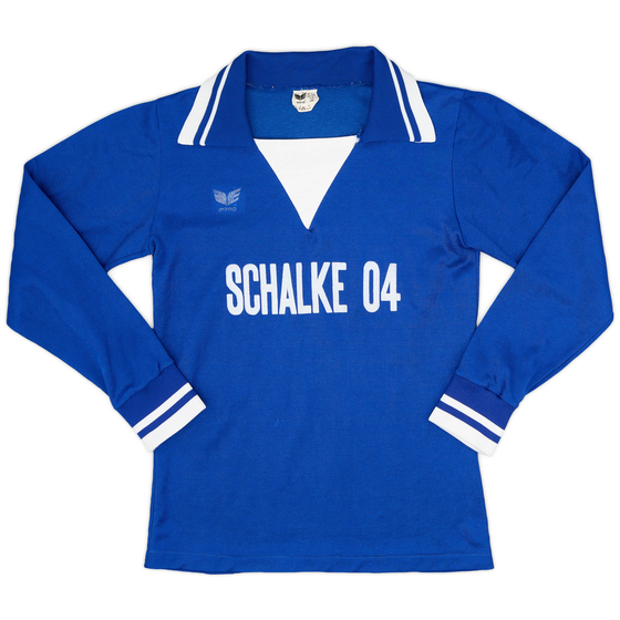 1977-78 Schalke Home L/S Shirt - 6/10 - (S)