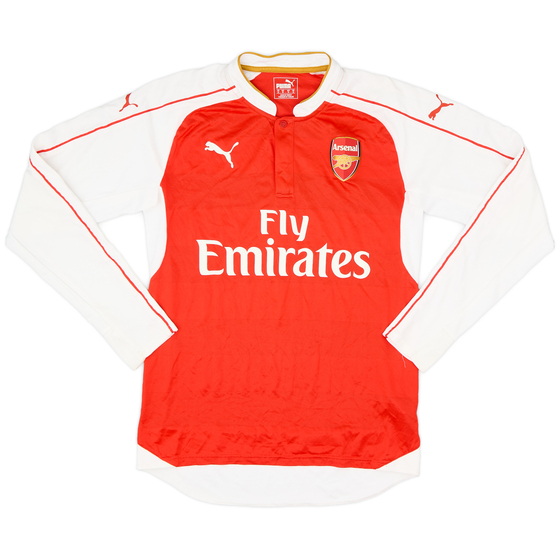 2015-16 Arsenal Authentic Home L/S Shirt #7 - 7/10 - (M)