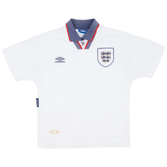 1993-95 England Home Shirt - 5/10 - (M)