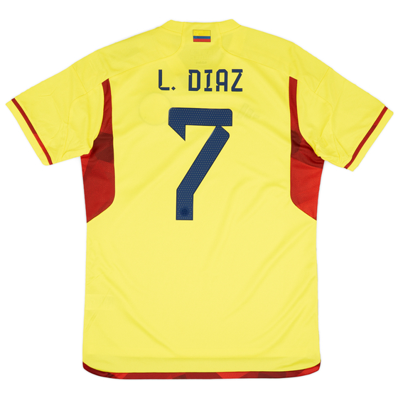 2022-23 Colombia Home Shirt L.Diaz #7