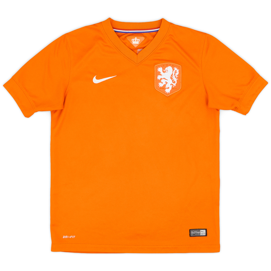 2014-15 Netherlands Home Shirt - 7/10 - (L.Boys)