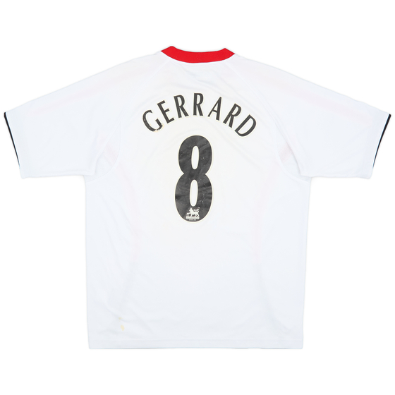 2005-06 Liverpool Away Shirt Gerrard #8 - 5/10 - (L)