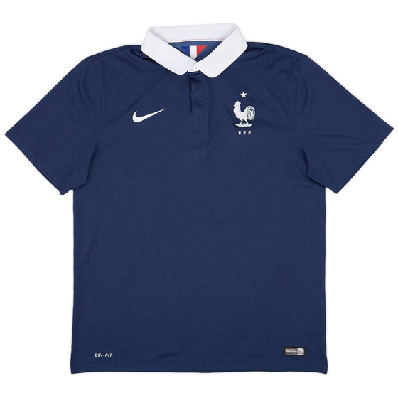2014-15 France Home Shirt - 8/10 - (L)