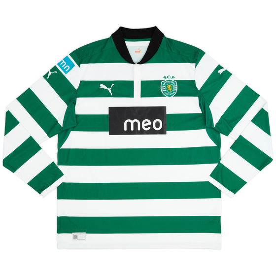 2012-13 Sporting CP Home Shirt Stok - 9/10 - (XXL)