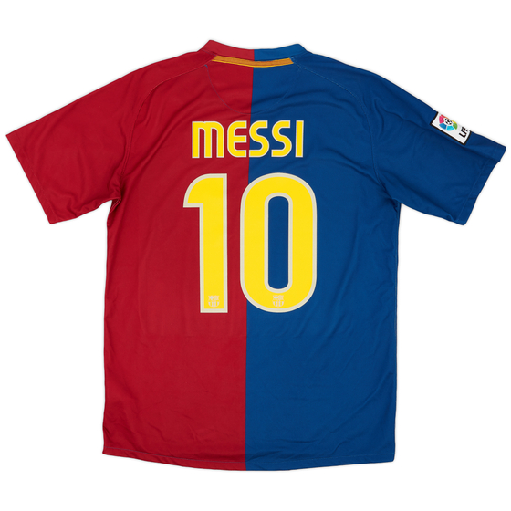 2008-09 Barcelona Home Shirt Messi #10 - 8/10 - (M)