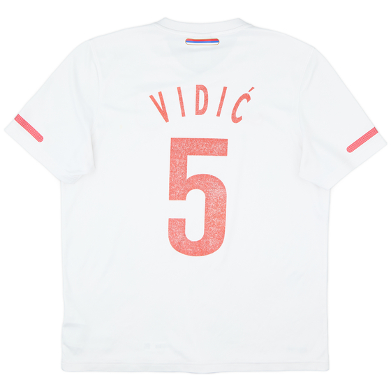 2010-12 Serbia Basic Away Shirt Vidic #5 - 5/10 - (M)