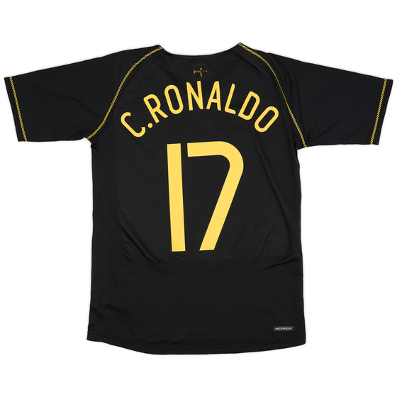 2006-07 Portugal Away Shirt C.Ronaldo #17 - 8/10 - (XL.Boys)