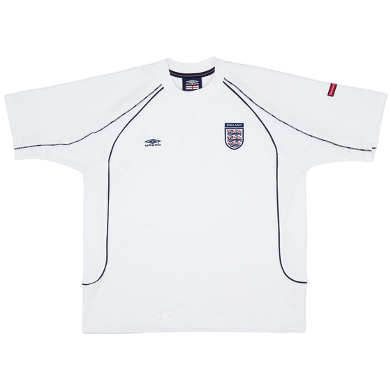 2000-02 England Umbro Training Shirt - 9/10 - (XL)